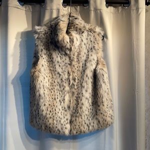Faux Fur Vest, Size L-XL